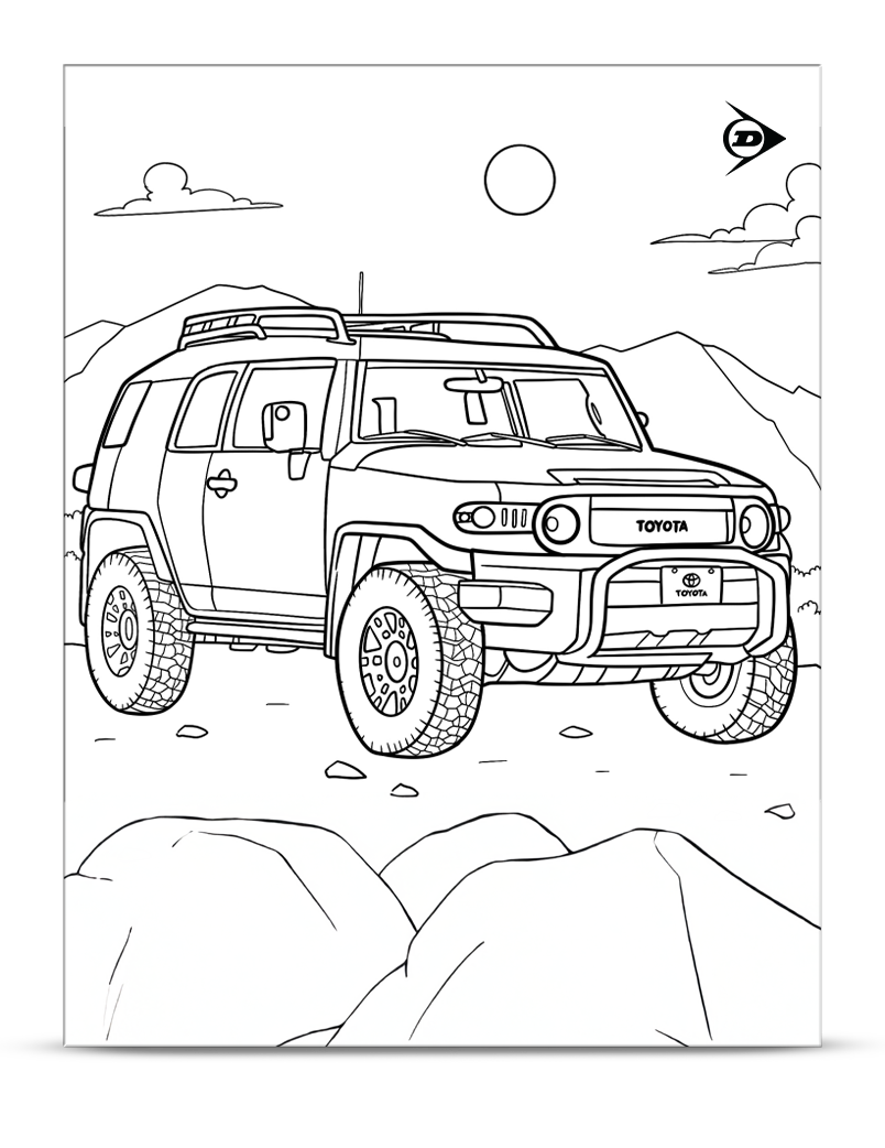 Colouring Book Dunlop Tyres South Africa Promo Shop Colouring book dunlop tyres south africa promo shop